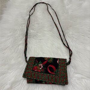 Vintage Vera Bradley Christmas Crossbody Bag